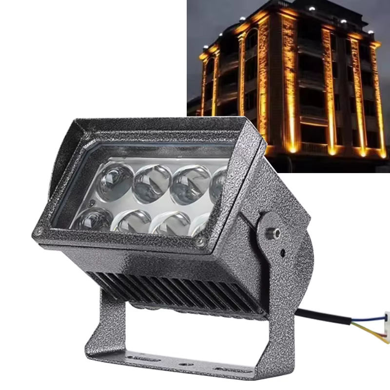 Getefu LED Wandfluter Außenbeleuchtung Weiß wasserdicht mit schmalem Strahl für den Garten - Bild 7