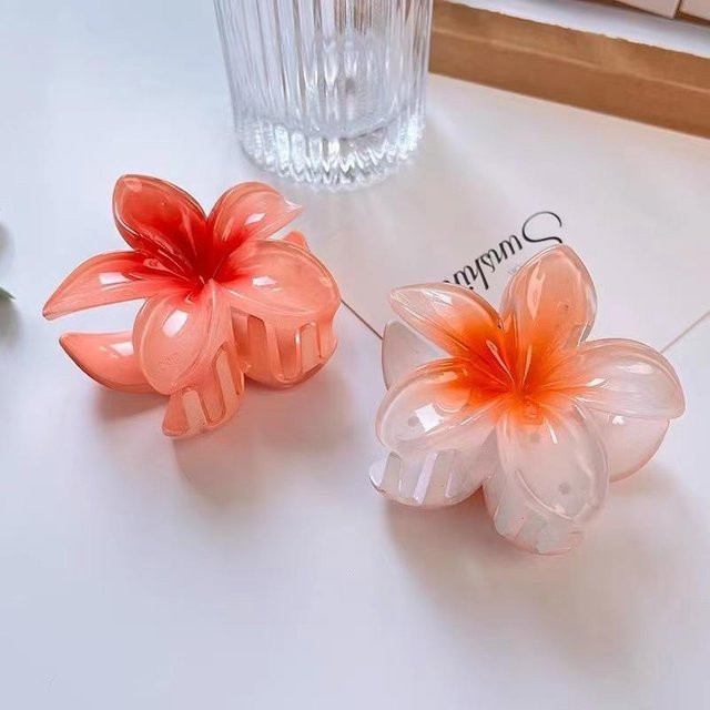 YULIN Haarspangen Damen, Blumen-Haarklammern, Hai-Motiv - Bild 1