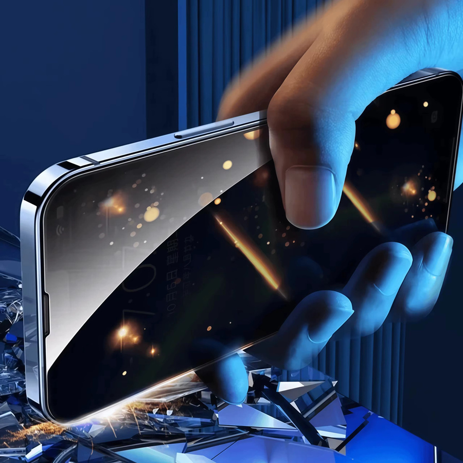 Privatsphäre Displayschutzfolie aus gehärtetem Glas für Samsung Galaxy S26 Ultra S25 S24 S23 S22 S21 Ultra mit Fingerabdruck-Entsperrung - Bild 5