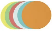 Soennecken Moderationskarte Kreis in Multicolor, B/H: 13,0 x 25,0 cm - Bild 1