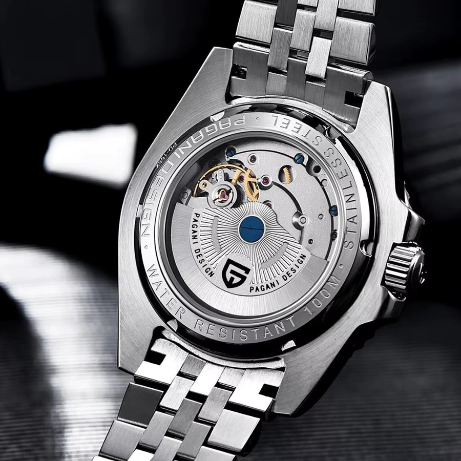 PGANI DESIGN Armbanduhr GMT, Automatik, Edelstahl, Saphirglas, Herren - Bild 4