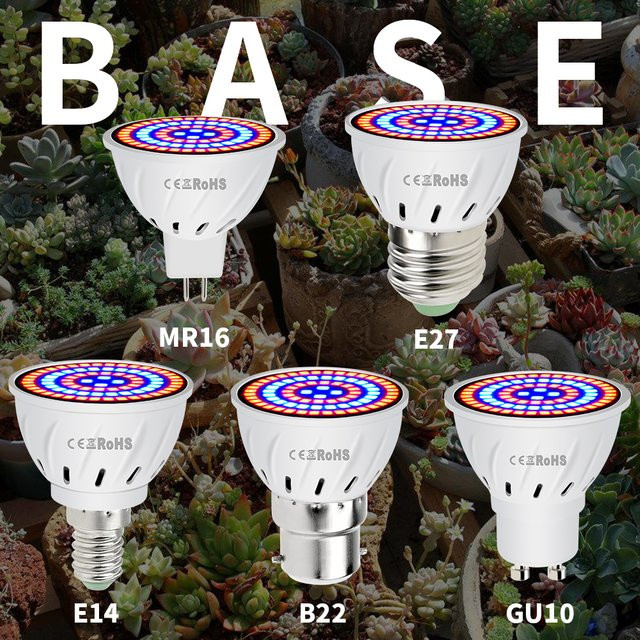 LED Vollspektrum Pflanzenlampe für Pflanzenanbau und Hydroponik in Weiß - Bild 1