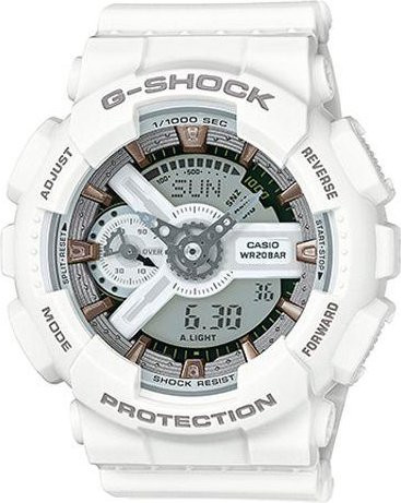 Casio Armbanduhr G-Shock, Quarz, Kunststoff, Weiß, Damen - Bild 1
