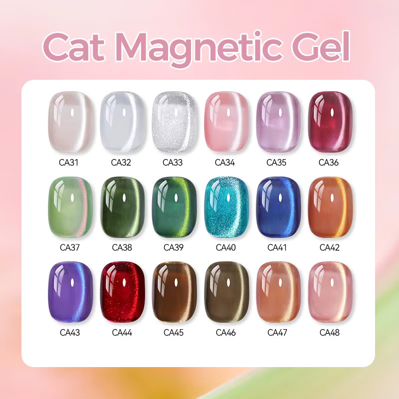 UR SUGAR Katzen-Magnetgel Nagellack, CA40, 15 ml, schimmernd - Bild 2