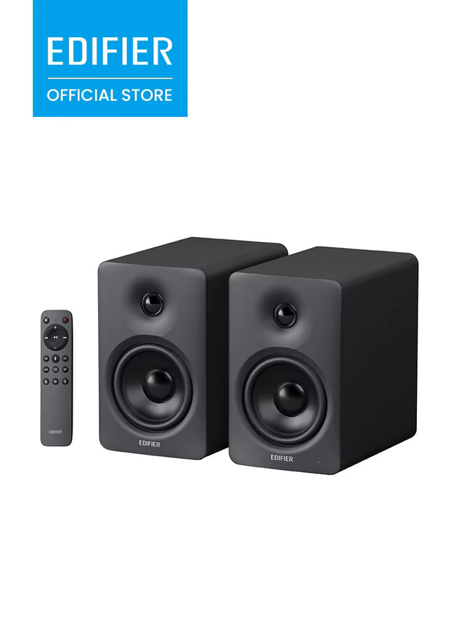 Edifier M90 Kompakte Regallautsprecher mit 100W RMS, Hi-Res Audio, LDAC und Bluetooth 6.0, Aktivlautsprecher mit SUB OUT - Bild 1