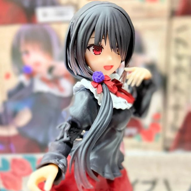 Bandai Date A Live Tokisaki Kurumi, Anime-Figur, Mädchen im roten Kleid, 18cm - Bild 1