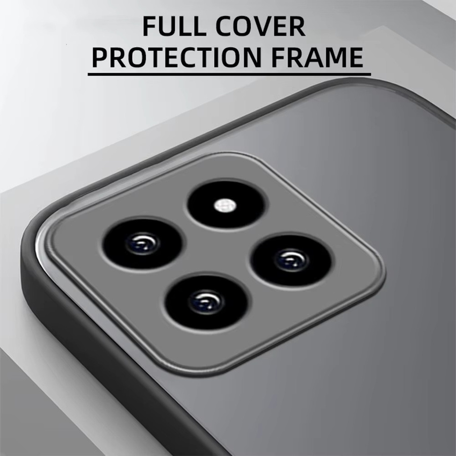 Stoßfeste Rüstung Schutzhülle für Xiaomi 14T 13T 12T 11T Pro und Lite in Schwarz mit matter Oberfläche - Bild 4