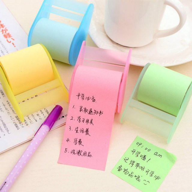 JIANWU Kreativer Roller Sticky Note Notizblock für Tagebuch und Büro Zubehör - Bild 1