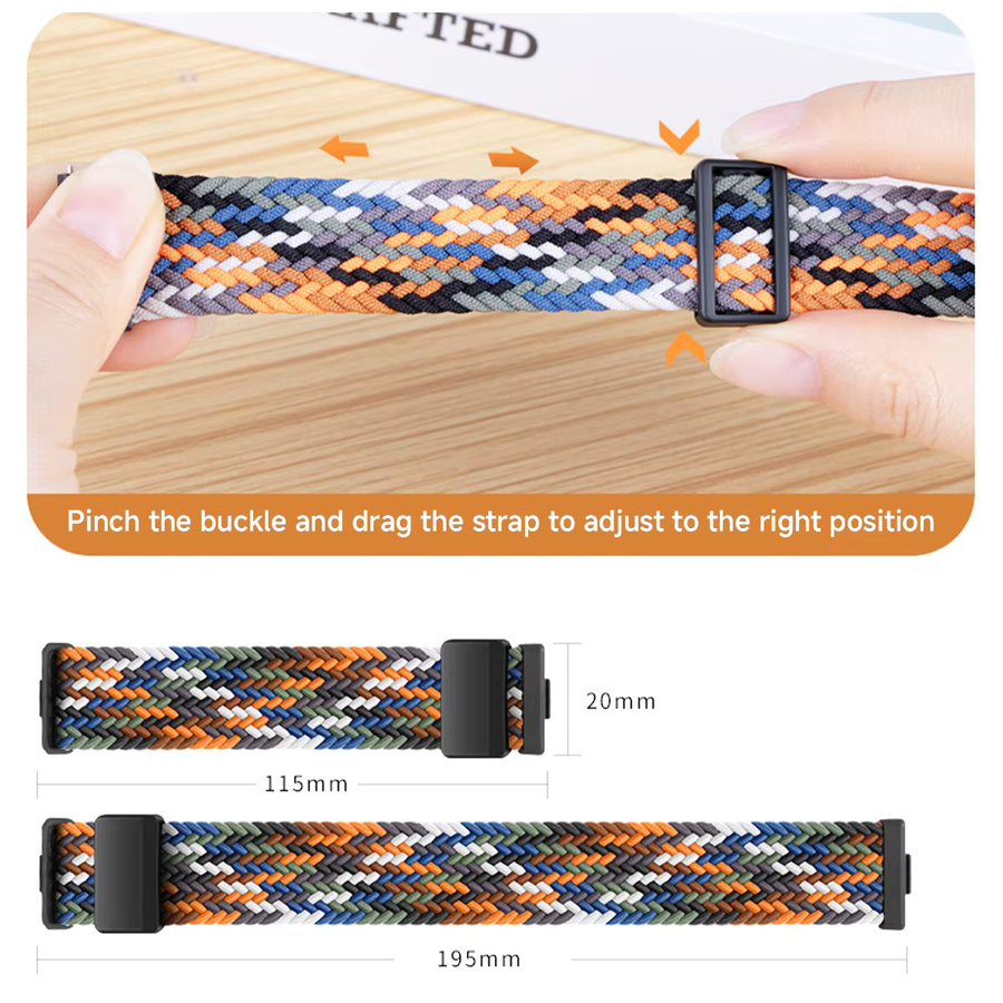 CAOWTAN Uhrenarmband mit Schutzhülle und Glas für Huawei Watch Fit 5/4 Pro/3 - Bild 3