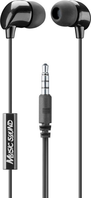 CellularLine Music & Sound IN-EAR Earphones Schwarz (60585) - Bild 1
