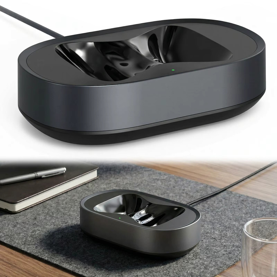 ATUOTIN Magnetische Kopfhörer-Ladestation für AirPods Max in Schwarz mit Doppelanschlüssen - Bild 4