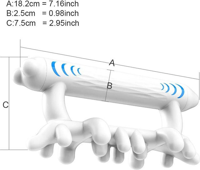 Binchi Health Technology Nackenmassagegerät, Faszienrolle, White - Bild 1