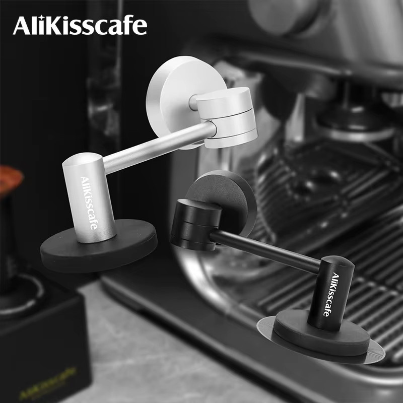 ALIKISSCAFE Magnetisches Kaffee Puck Bildschirm Rack Kit für 51mm, 54mm und 58mm Siebträger, Schwarz - Bild 6