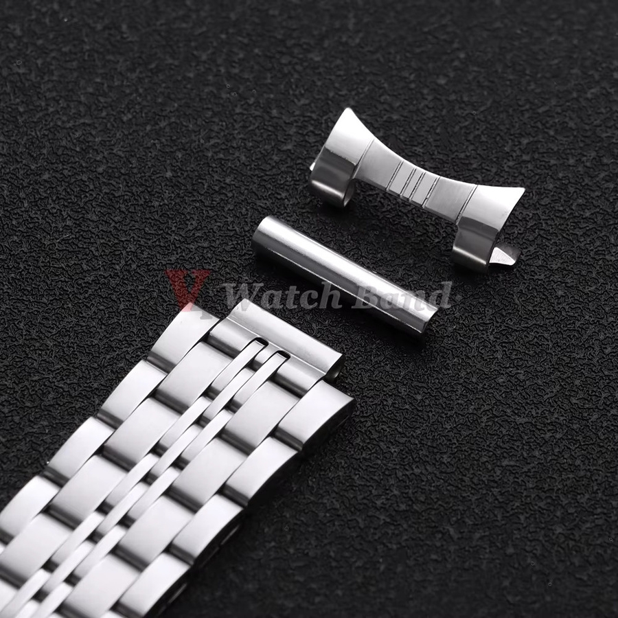 Uhrenarmband Edelstahl, Silber, Unisex, Faltschließe - Bild 3