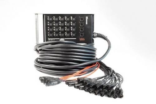Cordial EYB 20-4 C 30 Stagebox Schwarz mit 4 Eingängen und 20 Ausgängen, 30m Länge - Bild 1