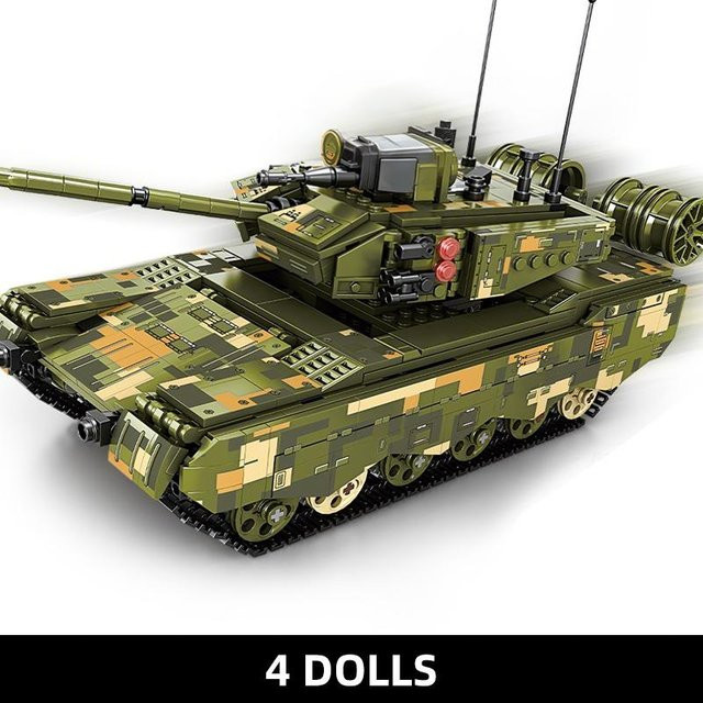 Linyi toy Gepanzertes Kampffahrzeug, Bausteine, 40cm, ab 6 Jahren - Bild 1