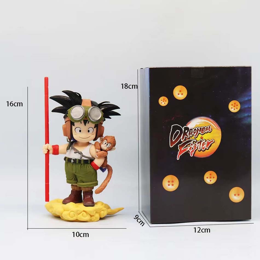 Dragon Ball Son Goku Actionfigur mit Affenkind Goku PVC Statue 26cm - Bild 2