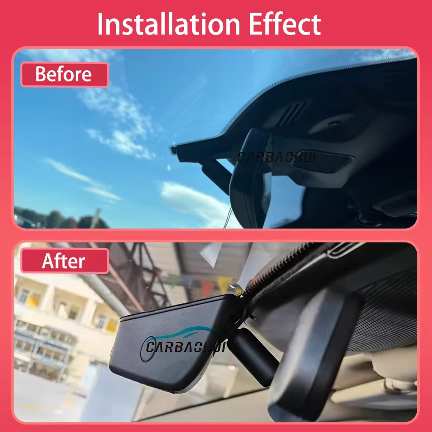 CARBAOHUI Dash Cam Auto Video Recorder in UHD 4K 2160P mit Nachtsicht, Schwarz, passend für Ford Explorer, Maverick, Expedition, Escape, Kuga - Bild 2