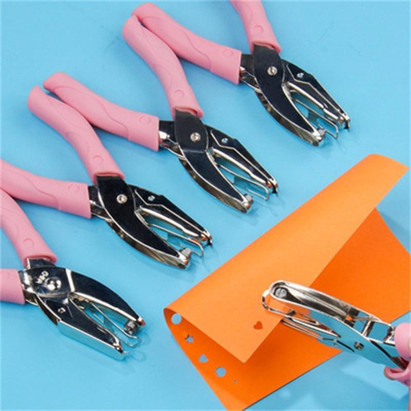 GoolRC Einlochstanzer in Pink mit bequemerem Griff für 3mm runde Löcher - Bild 2