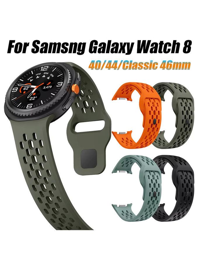 Samsung Uhrenarmband Silikon, Schwarz, Unisex - Bild 3