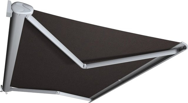 Kassettenmarkise Perform von Markisen Spettmann mit Gestell in Silber und Tuch in Anthrazit, B: 350 cm, Ausladung: 250 cm