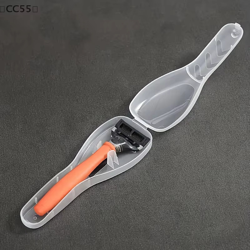 KOQZM Rasierer-Aufbewahrungsbox, transparent, weiß - Bild 2