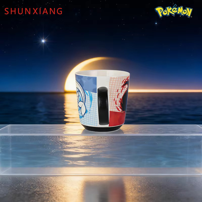 SHUNXIANG Pokémon Keramikbecher mit Farbwechsel Design Vaporeon & Flareon, Mehrfarbig, Trinkgeschirr für Heiß- und Kaltgetränke - Bild 4