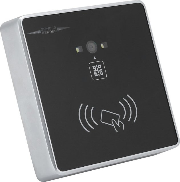 mfySpace Kartenleser für RFID, Barcode und 2D QR-Codes zur Zutrittskontrolle mit Wiegand, TTL, RS232 und RS485 in Weiß - Bild 1