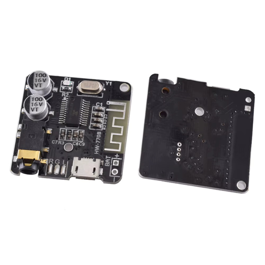 ALLOYSEED VHM-314 Audio Receiver Board mit Bluetooth 5.0 und WiFi, MP3 Verlustfreier Decoder mit 3,5mm Aux Anschluss, Schwarz - Bild 4