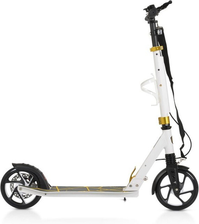 Byox Kinderroller Chic, weiß, LED-Licht, faltbar, ab 8 Jahren
