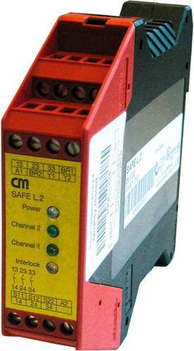 CM Manufactory Nachschaltgerät SAFE L.2 in Rot mit 24 V/DC und 3 Schließern - Bild 1