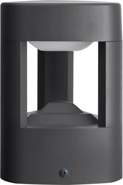 Lucande LED Außenleuchte Pirron Pollerleuchte aus Aluminium in Schwarz, IP54 spritzwassergeschützt - Bild 1