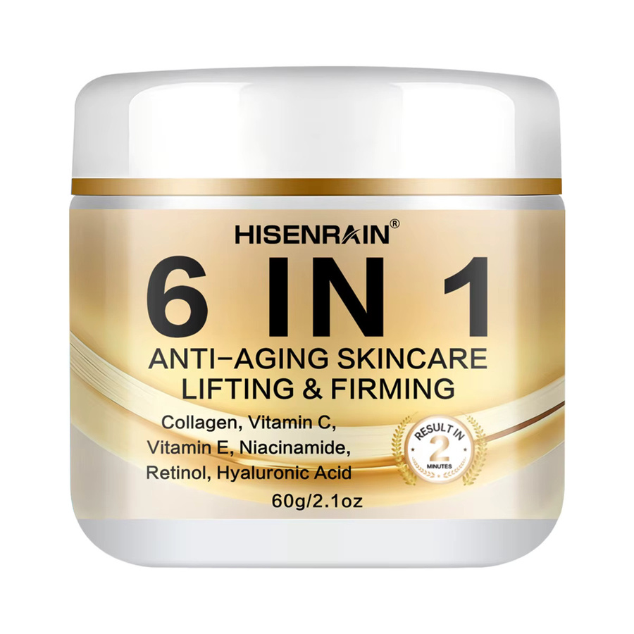 HISENRAIN 6-in-1 Anti-Aging-Straffungscreme, Gesicht, Reife Haut, Unisex - Bild 3