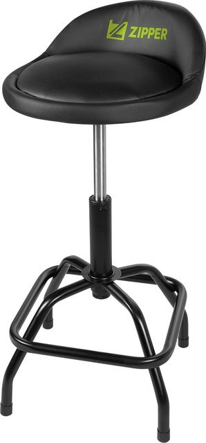 Zipper Werkstattsessel ZI-WKS165 Schwarz B/T/H: 39,0 x 39,0 x 72,0 cm - Bild 2