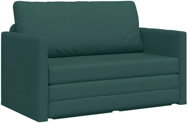 vidaXL Schlafsofa modern in Dunkelgrün mit Stoffbezug und abnehmbaren Bezügen - Bild 1