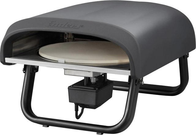 Enders Pizzaofen Paco Rotate Gasofen in Anthrazit mit rotierendem Pizzastein und integriertem Thermometer - Bild 1