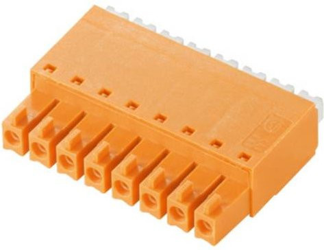 Weidmüller Buchsengehäuse-Kabel BC/SC in Orange mit 3,81 mm Rastermaß, 50 Stück - Bild 1