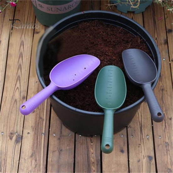 Multifunktionale Gartenkelle mit ergonomischem Griff in Violett, 25 cm - Bild 4