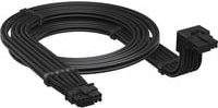 Corsair 90 Grad 12V 2x6 GPU Stromkabel in Schwarz (Stil A) - Bild 1