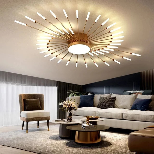 YongYing Lumin LED Spirale Kronleuchter im Nordic Design, Deckenleuchte für Wohnzimmer und Schlafzimmer, Weiß, Neutralweiß 4200K - Bild 1