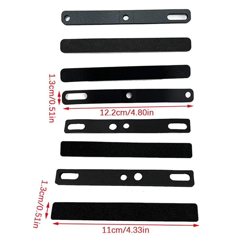 Keebox Tastatur-Modifikations-Kit mit geräuschabsorbierendem Schaumstoff und Leertasten in Schwarz, 4-teiliges Set für 6,25 HE und 7 HE - Bild 3