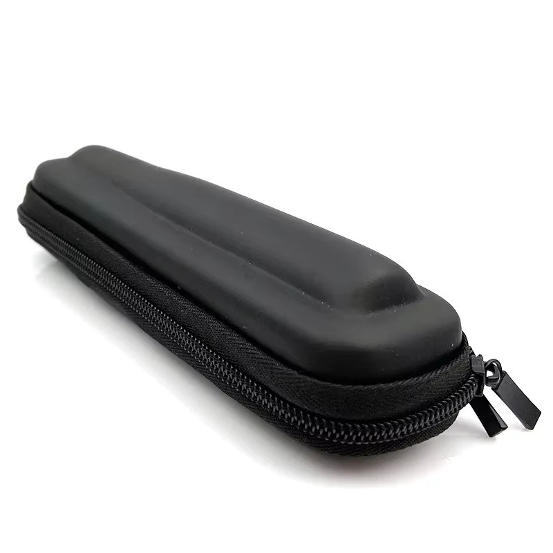 Vmiss Leder-Reißverschlussetui in Schwarz als Mini Slim Case für Stifte, Feuerzeuge oder Werkzeug - Bild 4