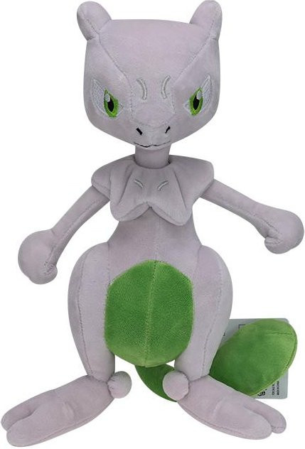 Toys-Glory Fourall Mewtu Pokémon Plüsch, Stofftiere, 2-teiliges Set, grün, lila, ab 3 Jahren - Bild 1