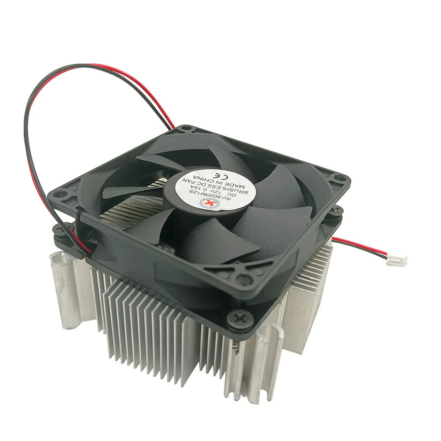 TAKEY LED Aluminium-Kühlerlüfter in Silber für Hochleistungs-LEDs bis 100W - Bild 2