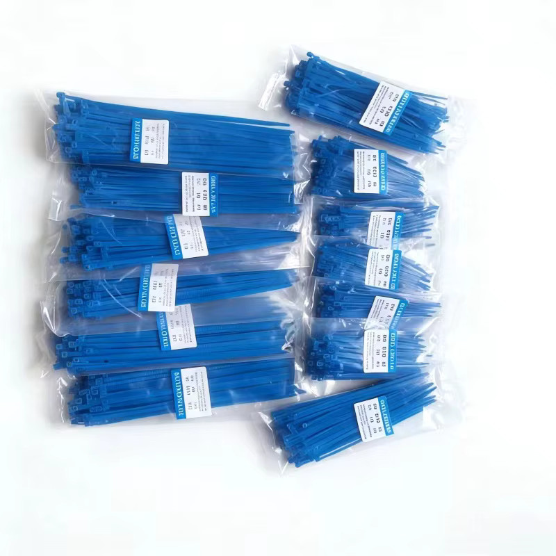100 Stück selbstsichernde Nylon-Kabelbinder aus Kunststoff in Mehrfarben und Weiß - Bild 2