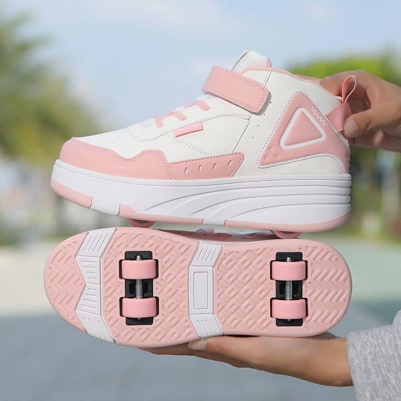Flylo Vierrad-Laufschuhe, Rollschuhe, Sneaker, Größe 40 - Bild 1