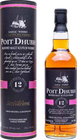 Praban na Linne Ltd. Poit Dhubh 12 Years Malt Whisky, Schottland, 43% Vol., 0,7 l