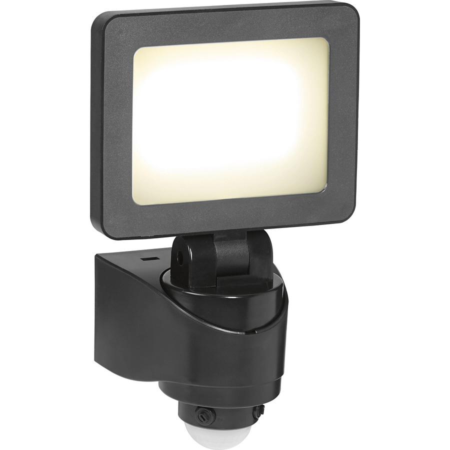 LED-Flachstrahler mit Bewegungssensor für Außenbereich in Schwarz und Grau, Warmweiß, IP44 - Bild 2
