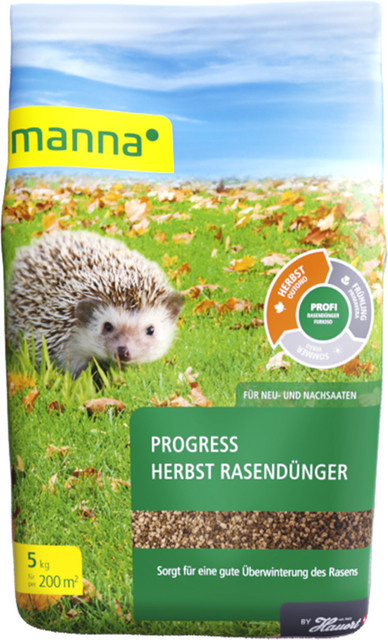 Manna Progress Herbst Rasendünger, mineralischer Langzeitdünger, 5 kg - Bild 1
