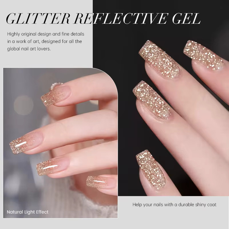 UR SUGAR Nagellack, Champagner Gold, 15 ml, glänzend - Bild 3